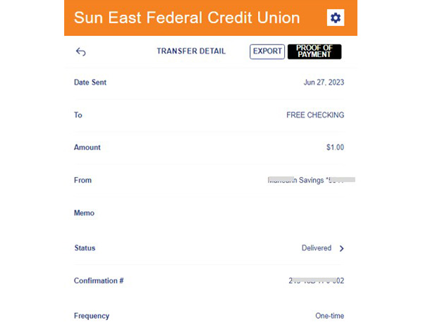 Screenshot of Pay-A-Person location in the Mobile App