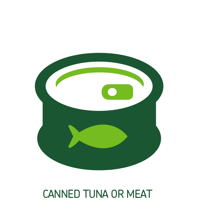Canned Tuna or Meat