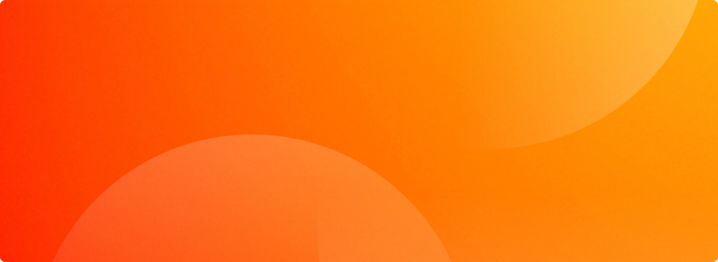 Orange and red background with bubbles