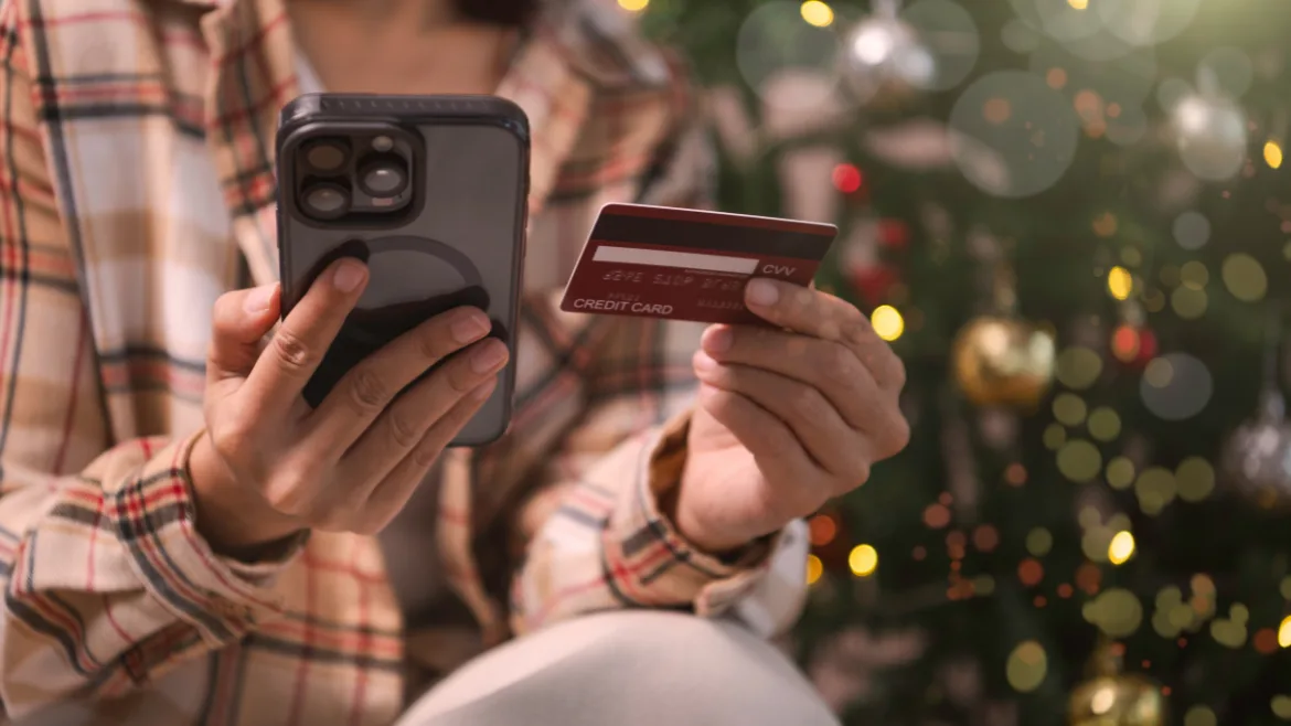 Merry and Mindful Holiday Shopping background image